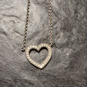 Pandora Silver Heart Necklace
